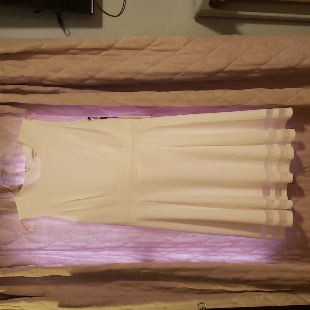 White Calvin Klein Dress NWT